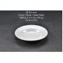 TUVA THERM CLASSIC 21 CM. ÇUKUR TABAK - BEYAZ-12221- ( 6 ADET )  ALC-076
