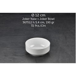 TUVA THERM INTERNATIONAL 12 CM. JOKER KASE - BEYAZ ( 12 ADET ) ALC-038