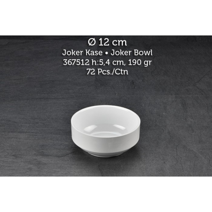 TUVA THERM INTERNATIONAL 12 CM. JOKER KASE - BEYAZ ( 12 ADET ) ALC-038