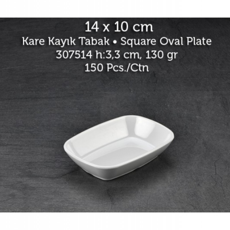 TUVA THERM INTERNATIONAL 14 CM. KARE KAYIK TABAK - BEYAZ-11514- (6 ADET ) ALC-039 TUVA THERM INTERNATIONAL 14 CM. KARE KAYIK TABAK - BEYAZ-11514- (6 ADET ) ALC-039