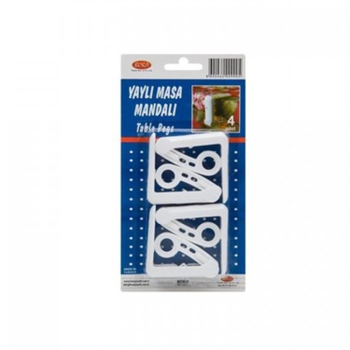 BORA BO990 YAYLI MASA MANDALI 4'lü (2 ADET)   ALC-117
