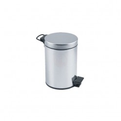 Efor 402 Metal 430 Kalite Pedallı Çöp Kovası 3 Lt Paslanmaz (1 ADET )  ALC-066
