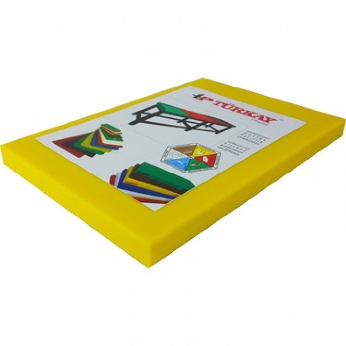 TÜRKAY KESME LEVHASI POLİETİLEN 40*50*2 SARI ALC-145