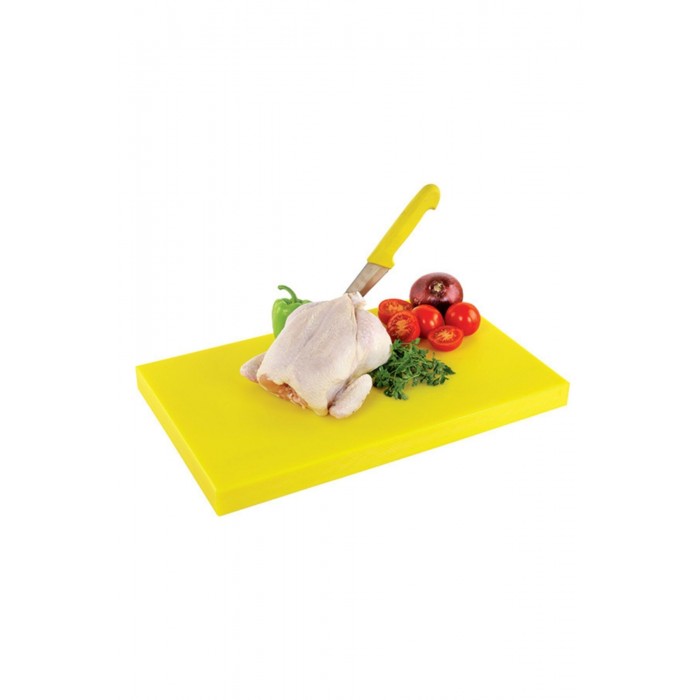 TÜRKAY KESME LEVHASI POLİETİLEN 30*30*2 SARI  ALC-184
